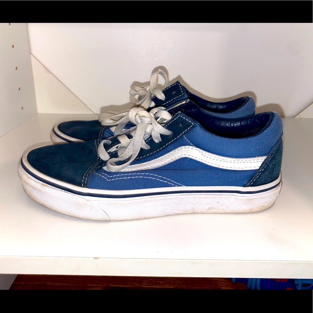 VANS Old Skool Navy & White Shoes